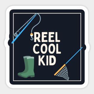 Reel Cool Kid - Fishing Fun Nature Sticker